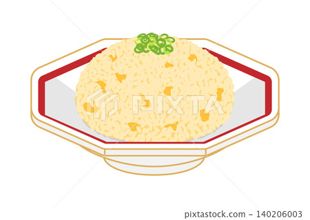 Illustration of fried rice Illustration of fried rice 140206003