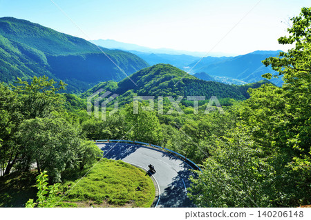 Tochigi Prefecture Early summer fresh green Oku-Nikko Irohazaka Tochigi Prefecture Early summer fresh green Oku-Nikko Irohazaka 140206148