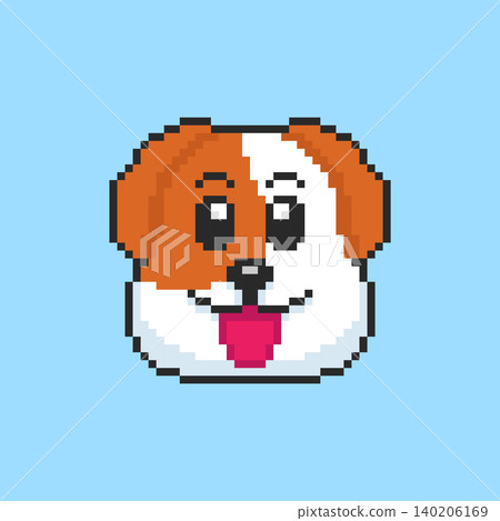 Pixel art cute dog game asset design Pixel art cute dog game asset design 140206169