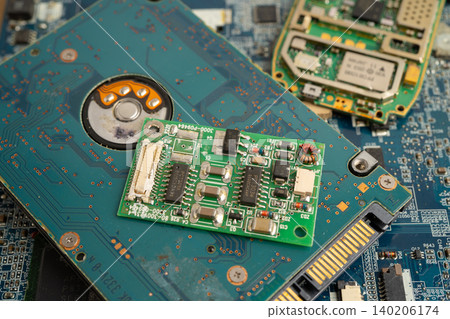 Repairing and upgrade circuit mainboard of notebook, electronic, computer hardware and technology. Repairing and upgrade circuit mainboard of notebook, electronic, computer hardware and technology. 140206174