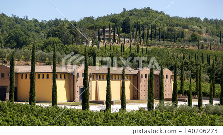 Rural landscape of the Italian region near Rome. Rural landscape of the Italian region near Rome. 140206273