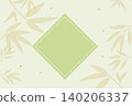 Bamboo leaf background illustration 140206337