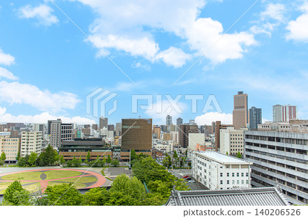 從濱松城眺望濱松市 從濱松城眺望濱松市 140206526