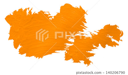 orange brush isolated on transparent background orange watercolor orange brush isolated on transparent background orange watercolor 140206790