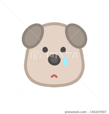 A dog with a dejected, sad face A dog with a dejected, sad face 140207007