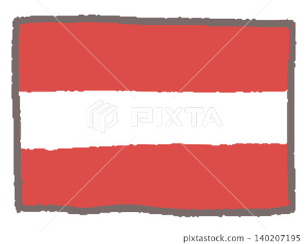 Hand-drawn Austrian flag Hand-drawn Austrian flag 140207195