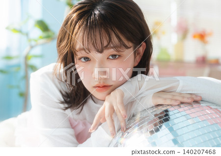 Transparent young woman Transparent young woman 140207468