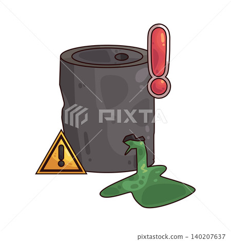 Illustration of Chemical hazard Illustration of Chemical hazard 140207637