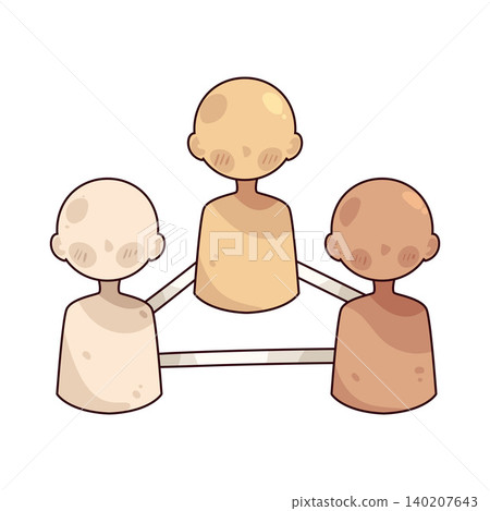 Illustration of Connection Illustration of Connection 140207643