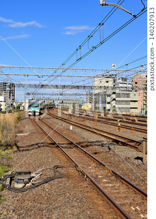 Kanemachi Station, Katsushika Ward; Tokyo Metro Chiyoda Line; Joban Line connection. 140207913