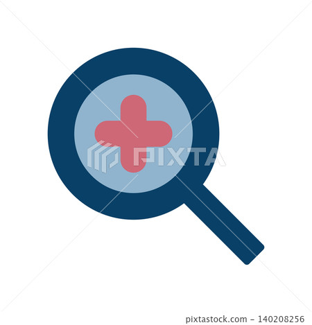 A simple magnifying glass icon represents the screen zoom function. A simple magnifying glass icon represents the screen zoom function. 140208256