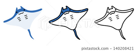 蝠鱝插畫集:流行可愛的海洋生物 蝠鱝插畫集:流行可愛的海洋生物 140208421