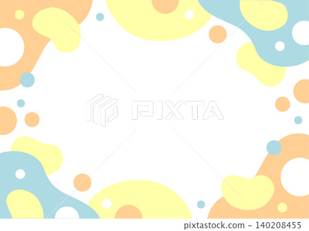 Natural color geometric frame background material (pop, simple, with copy space) Natural color geometric frame background material (pop, simple, with copy space) 140208455