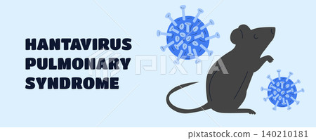 Hantavirus Infection Awareness Banner, Rodent Borne Disease, Rat Virus Transmission and Public Health Concept Hantavirus Infection Awareness Banner, Rodent Borne Disease, Rat Virus Transmission and Public Health Concept 140210181