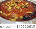 Pistachio Kunafa Dessert Close-Up.  140210615