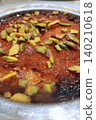 Pistachio Kunafa Dessert Close-Up.  140210618