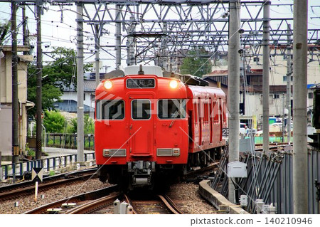 名古屋鐵道6000系列列車，運行於名鐵三河線… 140210946