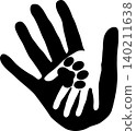 Hand, cat paw, cats, paw, logo, icon 140211638