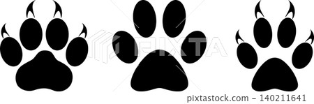 Hand, cat paw, cats, paw, logo, icon Hand, cat paw, cats, paw, logo, icon 140211641
