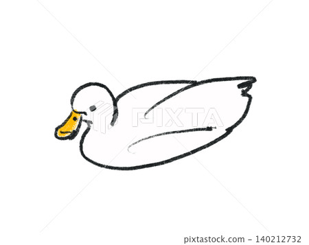 Hand drawn duck illustration Hand drawn duck illustration 140212732