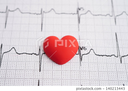 Electrocardiogram ECG, heart wave, heart attack, cardiogram report. Electrocardiogram ECG, heart wave, heart attack, cardiogram report. 140213443