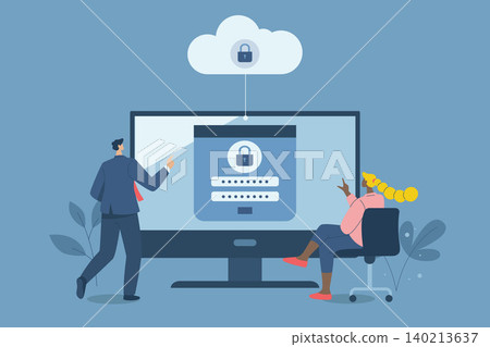 Protecting sensitive information and secure storage, Protecting corporate databases and sensitive personal data, Business teams use corporate computers with the most secure passwords. 140213637