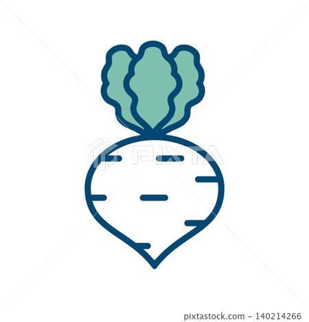 radish icon vector design template in white background radish icon vector design template in white background 140214266