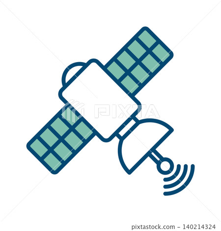 satellite icon vector design template in white background satellite icon vector design template in white background 140214324