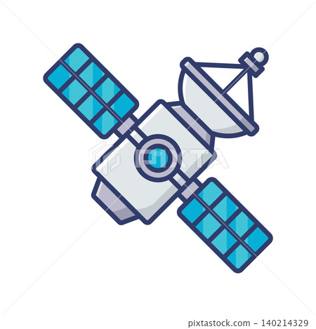 satellite icon vector design template in white background satellite icon vector design template in white background 140214329