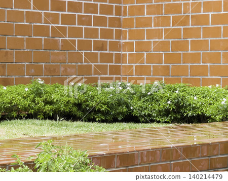 Pattern of building with brickwork for new construction of exterior 140214479