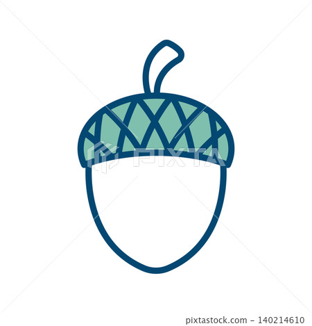 acorn icon vector design template in white background acorn icon vector design template in white background 140214610