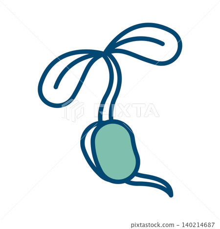 sprout icon vector design template in white background sprout icon vector design template in white background 140214687
