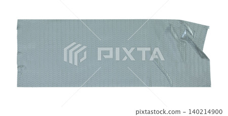 Torn and crumpled piece of grey office adhesive tape close-up, isolated on transparent background. Suitable for design elements, labels, and mockups Torn and crumpled piece of grey office adhesive tape close-up, isolated on transparent background. Suitable for design elements, labels, and mockups 140214900