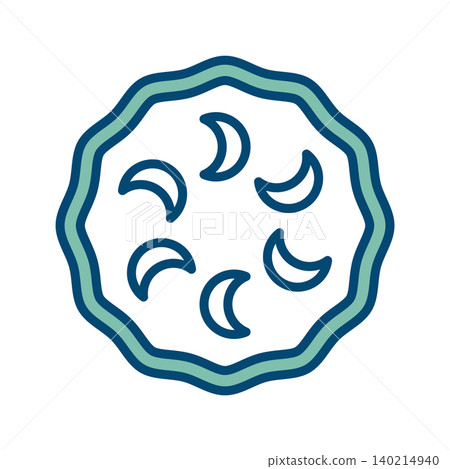 pie icon vector design template in white background pie icon vector design template in white background 140214940