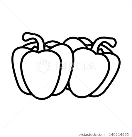 paprika icon vector design template in white background paprika icon vector design template in white background 140214965