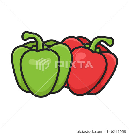 paprika icon vector design template in white background 140214968