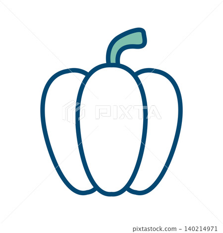 paprika icon vector design template in white background paprika icon vector design template in white background 140214971