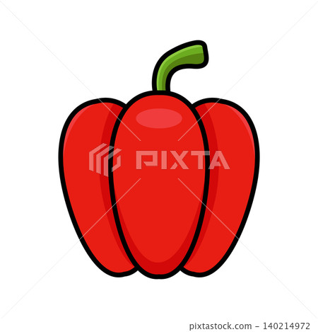 paprika icon vector design template in white background paprika icon vector design template in white background 140214972