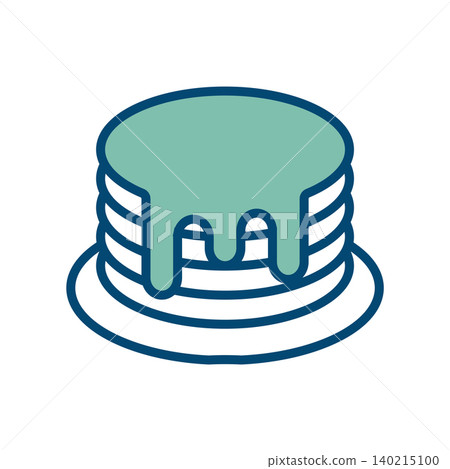 pancake icon vector design template in white background pancake icon vector design template in white background 140215100