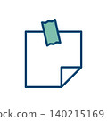 notepad icon vector design template in white background 140215169