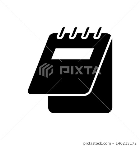 notepad icon vector design template in white background notepad icon vector design template in white background 140215172