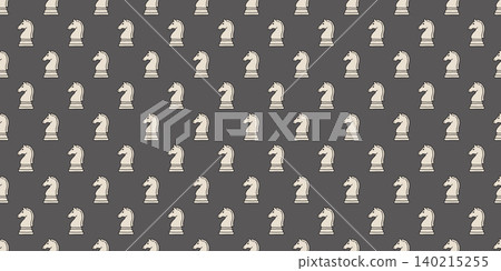 Chess piece knight pattern background material Chess piece knight pattern background material 140215255