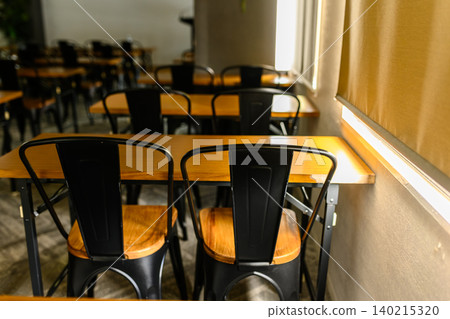 Classroom seats, light from the window Classroom seats, light from the window 140215320