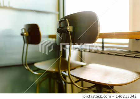 backrest and seat of a bar chair 140215342