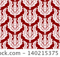 seamless pattern with stylized feathers 140215375