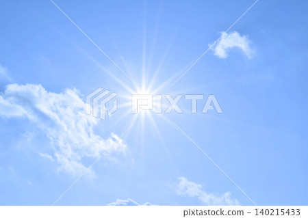 藍天白雲,陽光直射,自由空間影像 藍天白雲,陽光直射,自由空間影像 140215433
