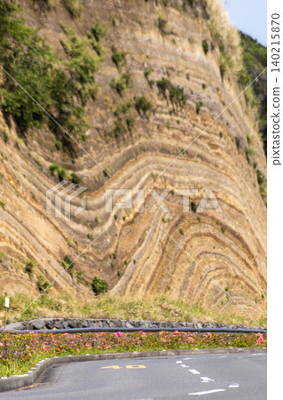 Layered surface of Izu Oshima Layered surface of Izu Oshima 140215870