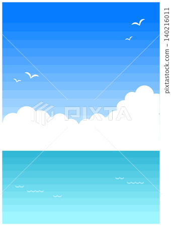 Summer ocean frame material Summer ocean frame material 140216011