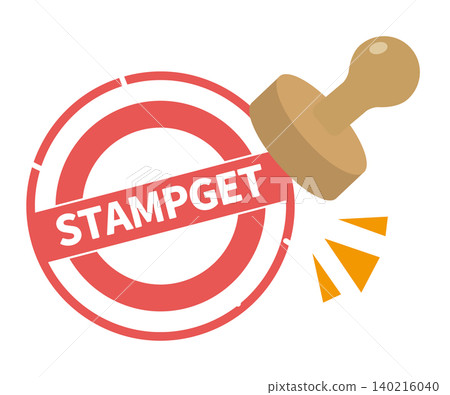 Illustration of stamping Illustration of stamping 140216040
