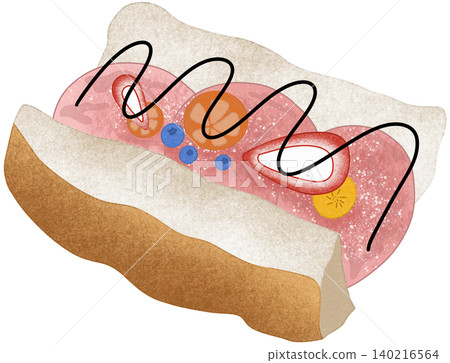 mixed fruit ice cream sandwich mixed fruit ice cream sandwich 140216564
